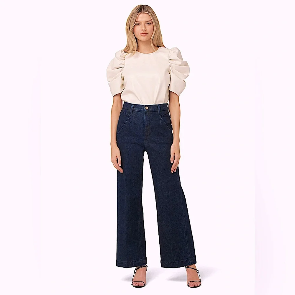 Joe's Jeans • Andrea's Lookbook Moreau Pathway Wide Leg High Rise W34